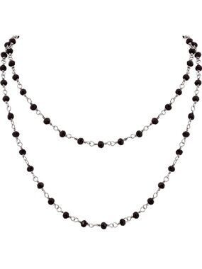 Boutique | Layered Black Beaded Necklace